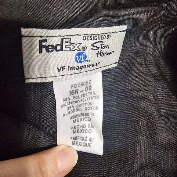 FedEx VF Imagewear Navy Cargo Work Shorts Sz 16 Womens Reflective 9" Delivery - Picture 6 of 11